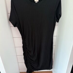 a new day Black Ruched Dress